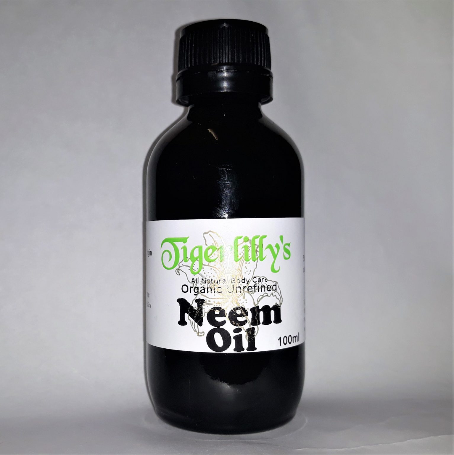 Neem oil Organic Virgin Cold Pressed Tigerlilly's Natural Skin