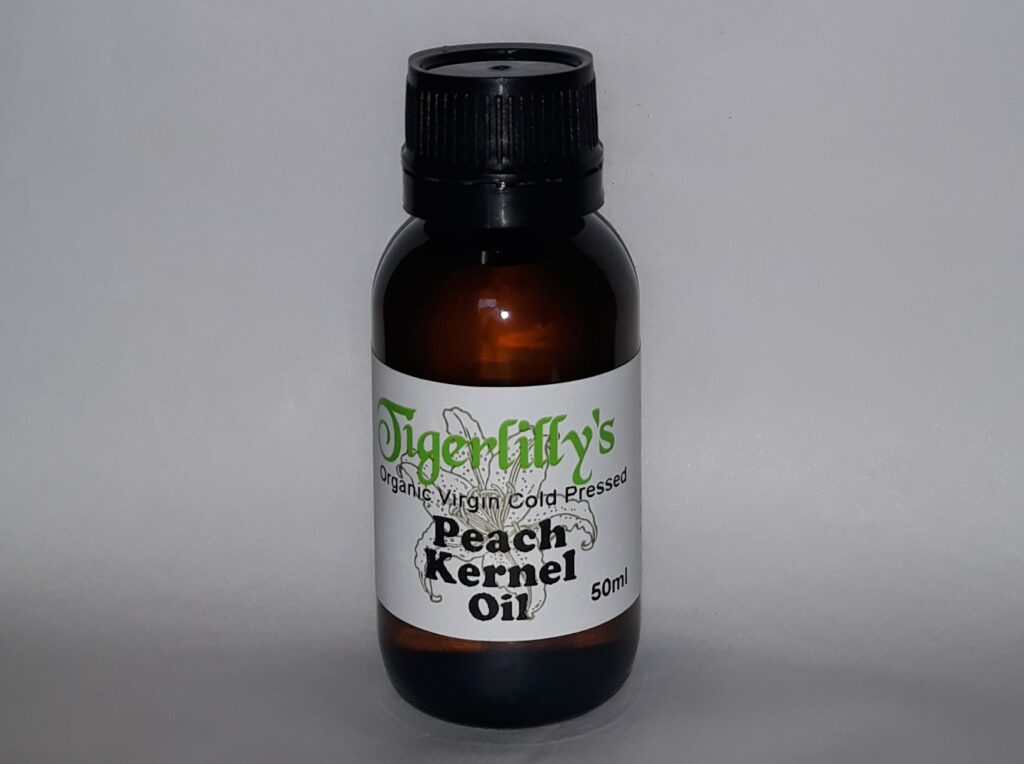 Peach Kernel oil Organic Virgin Cold Pressed Tigerlilly's Natural