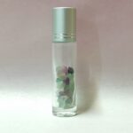 10ml Roll On Clear Glass Bottle with Fluorite Crystals