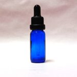 15ml Blue Glass Bottle with Tampertel Eye Dropper