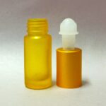 5ml Yellow Roll On  Glass Bottle
