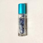 10ml Roll On Clear Glass Bottle with Lapis Lazuli Crystals