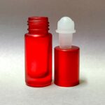 5ml Red Roll On  Glass Bottle