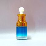 30ml Blue & Gold Glass Bottle with Eye Dropper