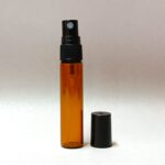 5ml Amber Glass Black Perfume Atomizer