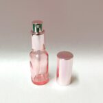 20ml Rose Pink Glass Bottle with Rose Gold Mister