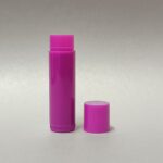 5g Lip Balm Purple Plastic Tube