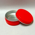 60g Red Aluminium Pot