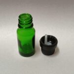 10ml Green Glass Bottle - Slow Dripulator Cap