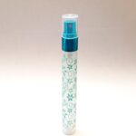 10ml Blue Floral Glass Blue Perfume Atomizer