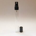 10ml Clear Glass Black Perfume Atomizer