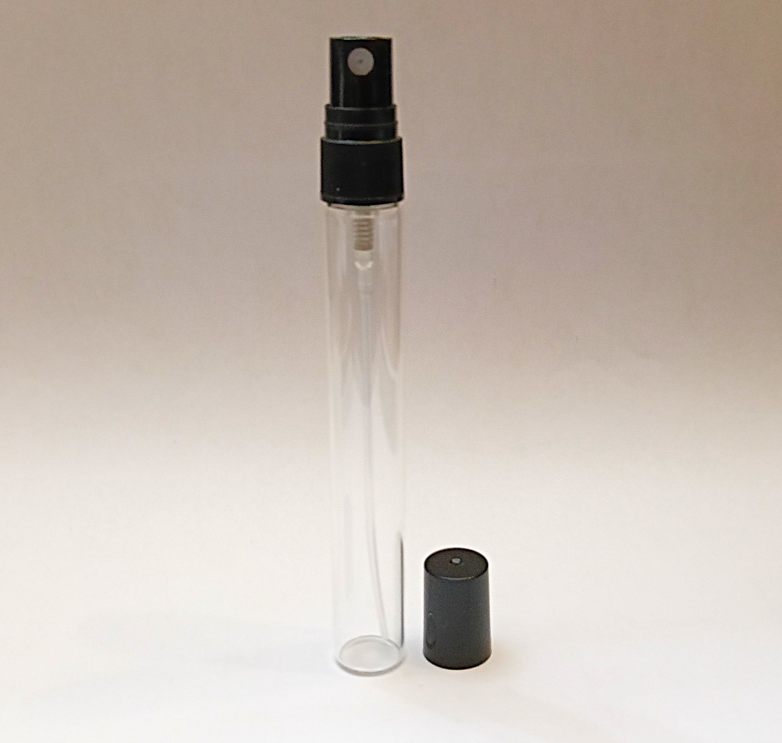 10ml Clear Bottle Black Spray 10ml Clear Glass Black Perfume Atomizer - Image 1