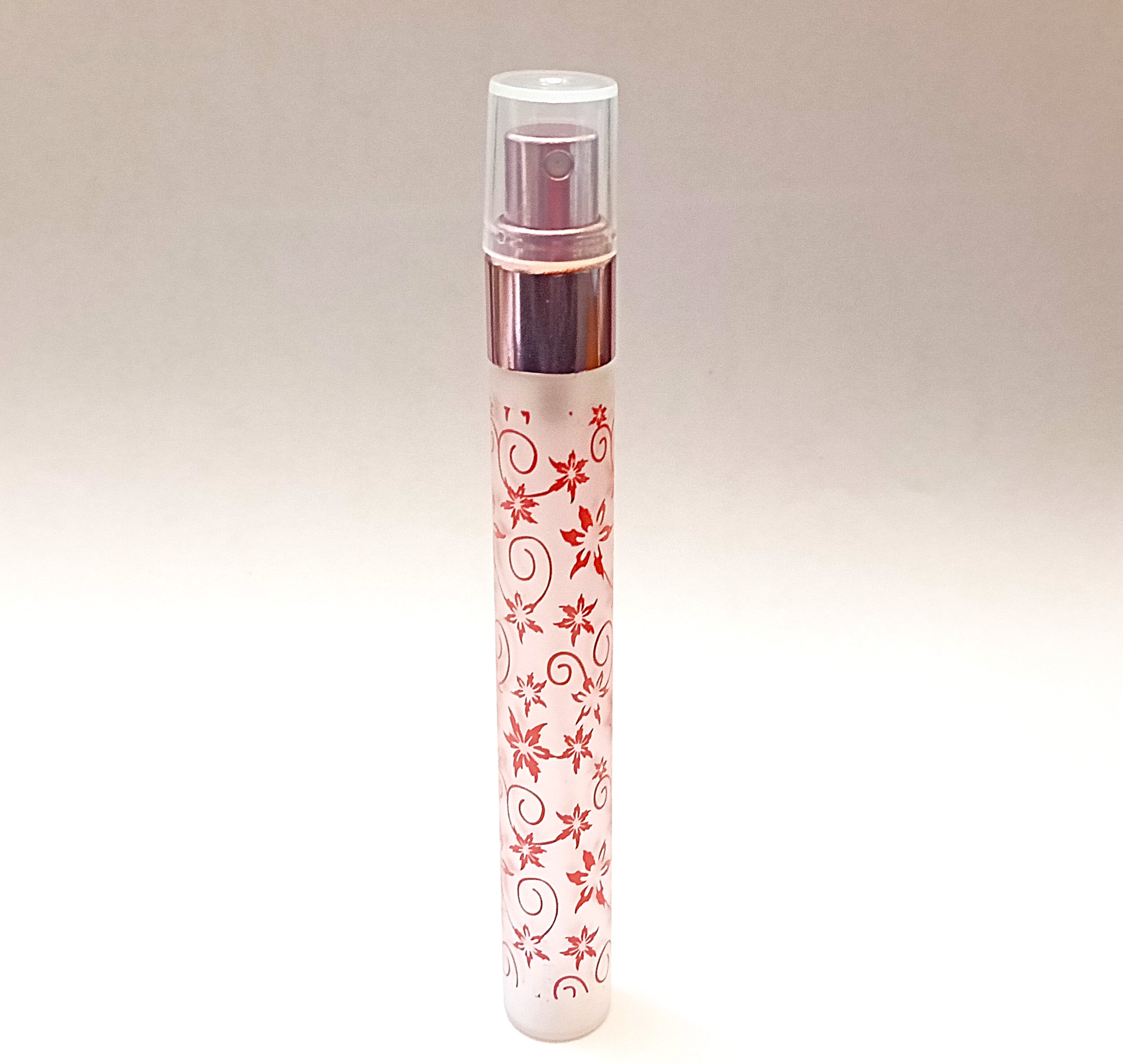 10ml Pink Floral Spray Bottle 10ml Pink Floral Glass Pink Perfume Atomizer - Image 1