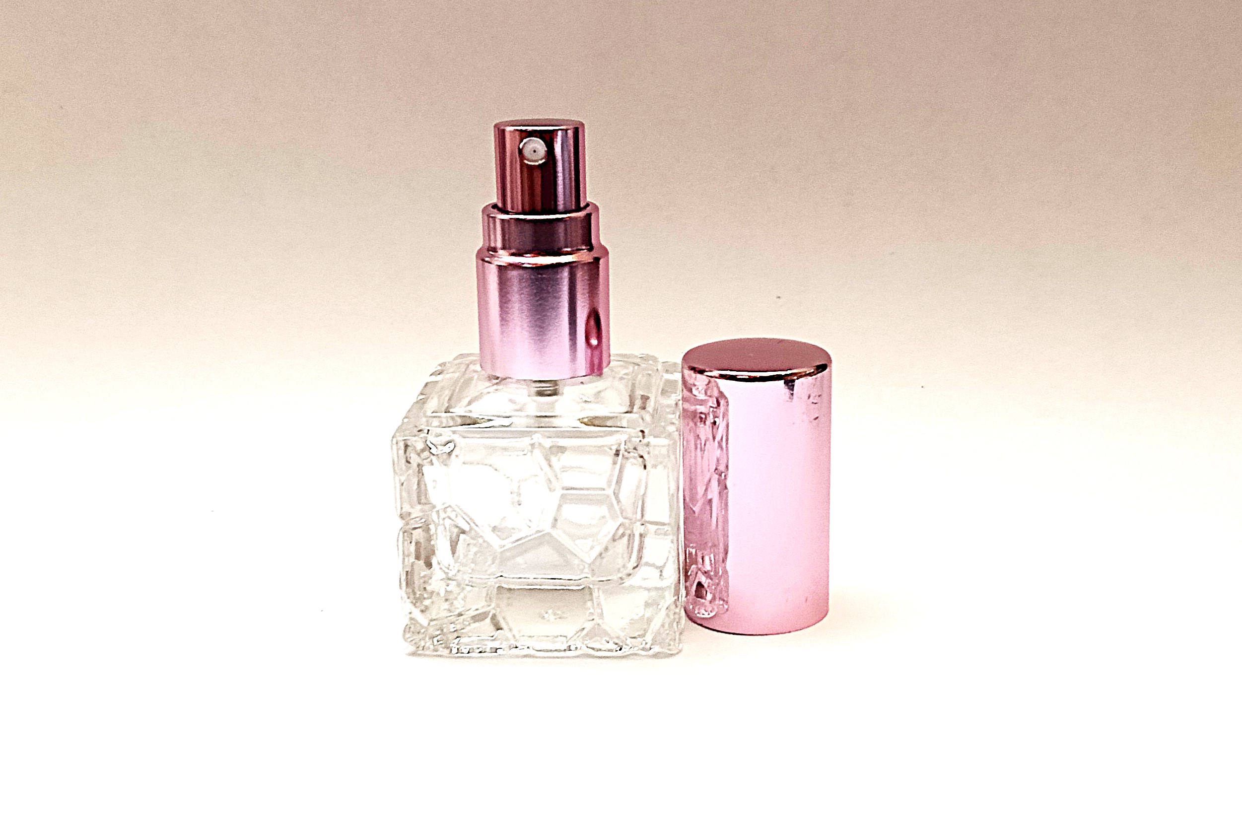 10ml Squat Rose Spray 10ml Clear Squat Glass Rose Perfume Atomizer - Image 1