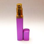 12ml Amethyst Square Perfume Atomizer